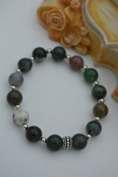 STONEAGE JEWELLERY Hint Akiği Unisex Doğal Taşlı Bileklik - 5