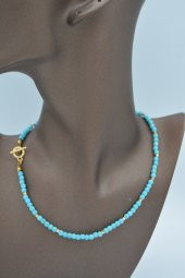 STONEAGE FİRUZE TAŞLI BİLEKLİK VEYA KISA KOLYE thumbnail 2