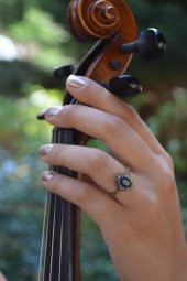 STONEAGE Oval Safir Ayarlanabilir Kadın Yüzük thumbnail 3