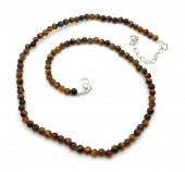 STONEAGE Kaplan Gözü Doğal Taş Bay Bayan Kolye thumbnail 2