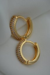 STONEAGE ZİRKON TAŞLI KİLİTLİ KÜPE - 3