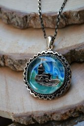 STONEAGE Kız Kuleli Bayan Kolye Zincir Hediyeli thumbnail 1