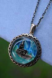 STONEAGE Kız Kuleli Bayan Kolye Zincir Hediyeli thumbnail 3