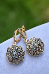 STONEAGE Zirkon Kolye Küpe Kadın Set thumbnail 4