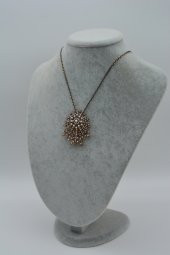 STONEAGE İncili Tasarım Hem Broş Hem Kolye - 5