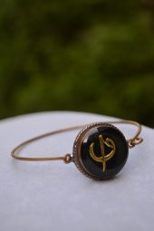 STONEAGE JEWELLERY Elif Figürlü ve Vav Bileklik thumbnail 4