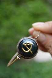 STONEAGE JEWELLERY Elif Figürlü ve Vav Bileklik thumbnail 2