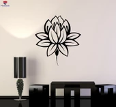 Oturma Odası, Yatak Odası Duvar Sticker Lotus Çiçeği Budizm Buda Meditasyon Duvar Çıkartmaları Benzersiz Hediyelik - 1