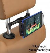 Cosmostech Araç Içi Koltuk Arkası 360° Ayarlanabilir° Tablet Telefon Tutucu Stand - 8