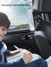 Cosmostech Araç Içi Koltuk Arkası 360° Ayarlanabilir° Tablet Telefon Tutucu Stand - 9