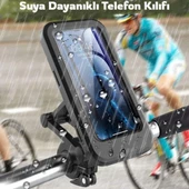 Cosmostech Motosiklet Bisiklet Su Geçirmez 360° Ayarlanabilir Telefon Tutucu Navigasyon Stand - 3