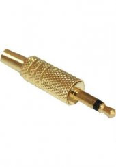 3.5 mm Mono Erkek Metal Gold Jack thumbnail 1