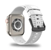 Apple Watch Seri 8 7 6 5 4 3 2 Se Ultra 42MM / 44MM / 45MM / 49MM Uyumlu Spor Silikon Kordon - 9
