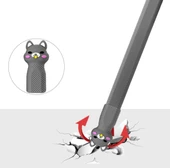 Apple Pencil 2. Nesil Uyumlu Koruyucu Silikon Kılıf Kaydırmaz Sevimli Kedi Figürlü - 9