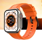 Apple Watch Seri 8 7 6 5 4 3 2 Se Ultra 42MM / 44MM / 45MM / 49MM Uyumlu Spor Silikon Kordon - 2