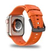Apple Watch Seri 8 7 6 5 4 3 2 Se Ultra 42MM / 44MM / 45MM / 49MM Uyumlu Spor Silikon Kordon - 1