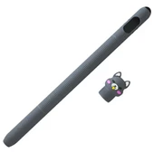 Apple Pencil 2. Nesil Uyumlu Koruyucu Silikon Kılıf Kaydırmaz Sevimli Kedi Figürlü - 8