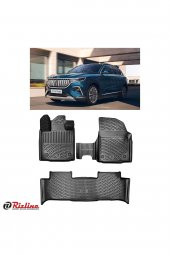 Togg T10X 2023 Sonrası ile Birebir Uyumlu 3D Havuzlu Paspas Siyah - 1
