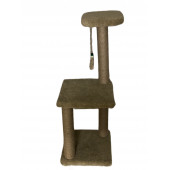 OKYA PETSH0P  KEDİ TIRMALAMA TAHTASI- 82 CM-BEJ - 1