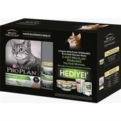 Proplan Somonlu Kısırlaştırılmış Kedi Maması 1,5 Kg + 3 Adet Yaş Mama + Ölçü Kabı - 1