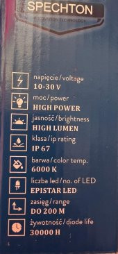 MARINE LED SİS VE ÇALIŞMA LAMBASI DC 10-30V 27W DAİRESEL 50MM - 3