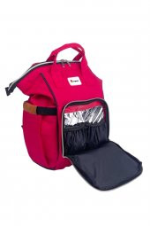 Anne Bebek Bakım Sırt Çantası Biberon Termoslu Sıvı Geçirmez - 4