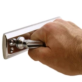 Elif Sürgülü Kapı Çekme Kolu Tutma Kulpu Kulbu Çelik Dış Kapı Tutamağı Kol Krom 17,5 Cm thumbnail 4