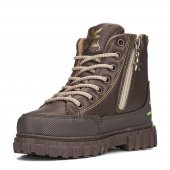 Albishoes Kız Çocuk Suya Dayanıklı Soğuk Geçirmez Kaymaz Taban Fermuarlı Kışlık Çocuk Bot - 2