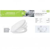 Nkp Royal Yavaş Kapanan Amortisörlü Klozet Kapağı 0306 - 2