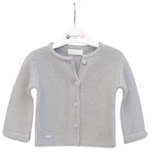 Andywawa AC24333 Basic Bebe Ceket Grey Melange - 1