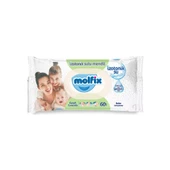 Molfix İzotonik Sulu Ferah Temizlik Islak Havlu Mendil 3'Lü 180 Yaprak - 5