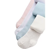 Bibaby Biorganic Klasik Puanlı Külotlu Çorap 68438 Mavi - 4