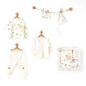 Andywawa AC22780R Caretta In Patara Town 5'Li Hastane Çıkış Seti Ekru - 1