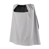 BabyJem Tül Pencereli Emzirme Önlüğü 735 Gri - 1