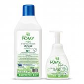 FOMY Doğal Köpük Sabun El Yüz Vücut Seti 1800+300 ml - 1