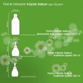 FOMY Doğal Köpük Sabun El Yüz Vücut Seti 1800+300 ml - 6