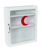 Ecza - İlk Yardım Dolabı Camlı Kapaklı Steril 401 - 1