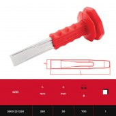 İzeltaş 5500231250 Düz Keski Kalkan İzoleli 250 mm - 2