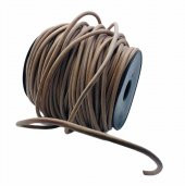 Deri Sırım İp Yuvarlak 5 mm Naturel 1mt (Leathercraft, Deri Hobi) - 2