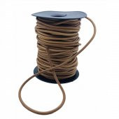 Deri Sırım İp Yuvarlak 4 mm Naturel 1mt (Leathercraft, Deri Hobi) - 3