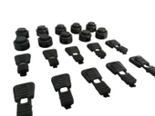 Bağcık İçin Buton Model Akıllı Kilitl Mekanizması 5 Çift - 20 Parça thumbnail 7