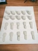 Bağcık İçin Buton Model Akıllı Kilitl Mekanizması 5 Çift - 20 Parça thumbnail 2