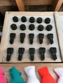 Bağcık İçin Buton Model Akıllı Kilitl Mekanizması 5 Çift - 20 Parça thumbnail 5