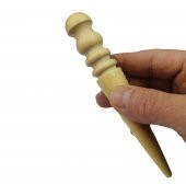 Deri Kenarı Perdahlama Ahşap Şimşir Ağacı 1 Adet Deri El Aleti - 1