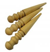 Deri Kenarı Perdahlama Ahşap Şimşir Ağacı 1 Adet Deri El Aleti - 3