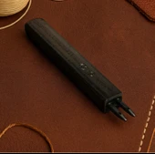 Elde Vurma Deri Dikiş Yeri Zımbası Çok Delikli 5 mm Aralık Deri El Aleti - 8