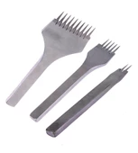 SRTfootcare Fransız Tarzı Çapraz Çatal Deri Zımbası - 1