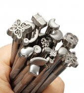 SS19 Stamp (Şekilli Deri Baskı Zımbası) Craft Tools 20li Set Deri El Aleti - 1