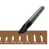 Elde Vurma Yassı Deri Delik Zımbası, Kemer Delik Zımbası 3 mm thumbnail 6