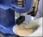 Padova Sıralı Çok Delikli Vida Başlı Deri Zımbası 4mm Deri El Aleti - 1